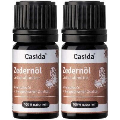 Casida Zedernöl ätherisch naturrein x2 2x5 ml Ätherisches Öl Casida Zedernöl ätherisch naturrein x2 2x5 ml Ätherisches Öl
