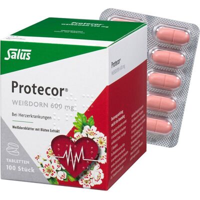 Salus Protecor Weißdorn 600 mg Filmtabletten 100 St Salus Protecor Weißdorn 600 mg Filmtabletten 100 St