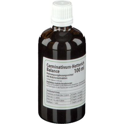 Carminativum Hetterich Balance Tropfen z.Einnehmen 100 ml zum Einnehmen Carminativum Hetterich Balance Tropfen z.Einnehmen 100 ml zum Einnehmen