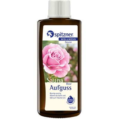 Spitzner Saunaaufguss Rose Wellness 190 ml Konzentrat Spitzner Saunaaufguss Rose Wellness 190 ml Konzentrat