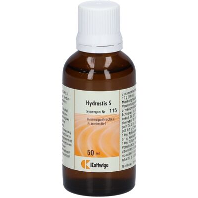 Kattwiga Synergon Komplex 115 Hydrastis S Tropfen 50 ml Kattwiga Synergon Komplex 115 Hydrastis S Tropfen 50 ml