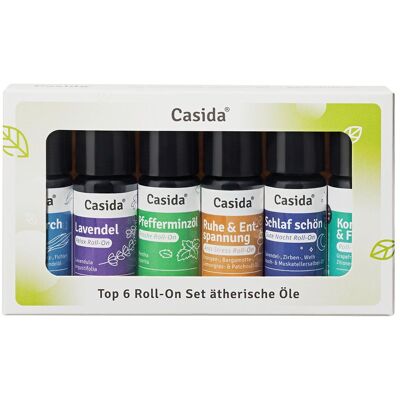 Casida Ätherische Öle Set - Lavendel, Pfefferminz & Eukalyptus Casida Ätherische Öle Set - Lavendel, Pfefferminz & Eukalyptus