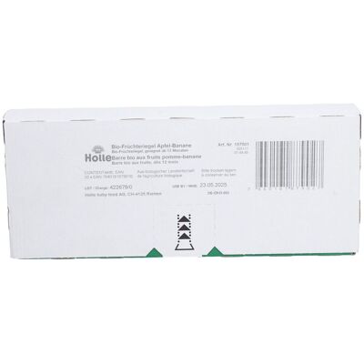Holle Früchte Riegel Apfel Banane Bio 20 x 25 g 20x25 Holle Früchte Riegel Apfel Banane Bio 20 x 25 g 20x25
