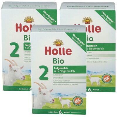3x Holle Bio 2 Folgemilch auf Ziegenmilchbasis ab dem 7. Monat 3x400 g Pulver 3x Holle Bio 2 Folgemilch auf Ziegenmilchbasis ab dem 7. Monat 3x400 g Pulver