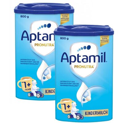 Aptamil Kindermilch 1+ Doppelpack 2x800 g Pulver Aptamil Kindermilch 1+ Doppelpack 2x800 g Pulver