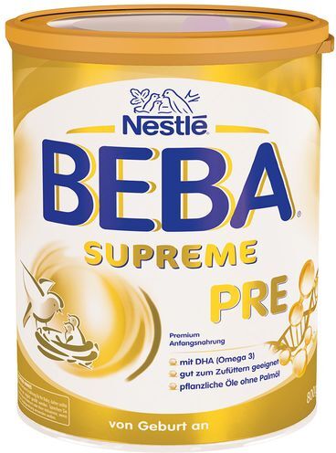 Nestlé Beba® Supreme Pre, Anfangsmilch von Geburt an 800 g Pulver