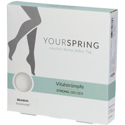 Yourspring strong blickdicht 280den AD 38/39 schw. 2 St Strümpfe Yourspring strong blickdicht 280den AD 38/39 schw. 2 St Strümpfe