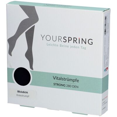 Yourspring strong blickdicht 280den AD 38/39 blau 2 St Strümpfe Yourspring strong blickdicht 280den AD 38/39 blau 2 St Strümpfe