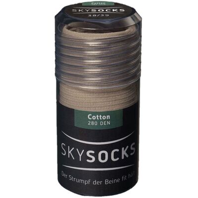 Skysocks Cotton 280den AD 38/39 sand 2 St Strümpfe Skysocks Cotton 280den AD 38/39 sand 2 St Strümpfe