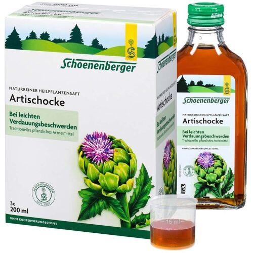 Artischockensaft Schoenenberger 3x200 ml Saft