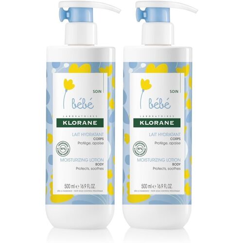 Klorane Baby Hydraterende Melk x2 2x500 ml Milch