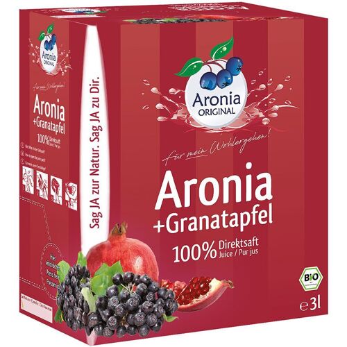Aronia Original Aronia+Granatapfel Saft BiB Bio FH 3 l