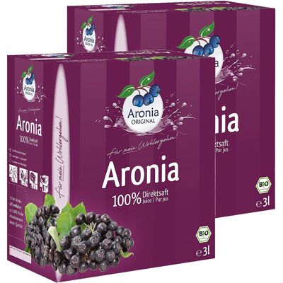 Aronia Original Bio Aroniabeerensaft 2x3 l Saft Aronia Original Bio Aroniabeerensaft 2x3 l Saft