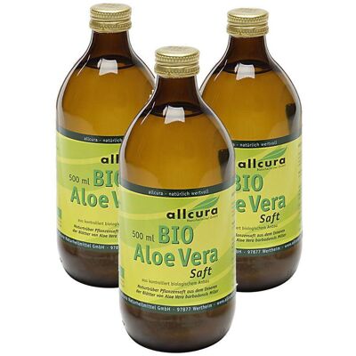 allcura Bio Aloe Vera Saft 3x500 ml allcura Bio Aloe Vera Saft 3x500 ml