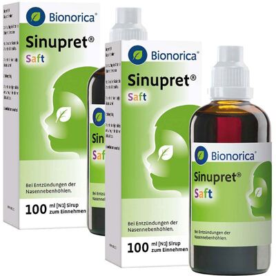 2x Sinupret Saft 2x100 ml Sirup 2x Sinupret Saft 2x100 ml Sirup