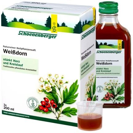 Schoenenberger® Weißdornsaft 3X200 ml Flüssigkeit