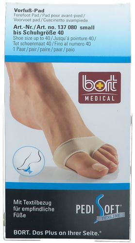 Bort PediSoft® TexLine Vorfuß-Pad Gr. S 2 St Bandage(s)