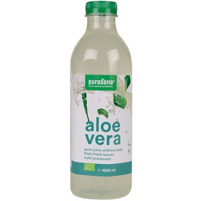 Purasana Aloe Vera Saft Bio Unterstützt Verdauung & Immunität - 1L Purasana Aloe Vera Saft Bio Unterstützt Verdauung & Immunität - 1L