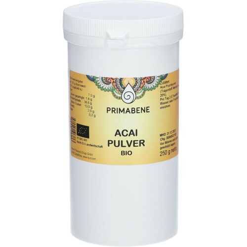 PRIMABENE Acai Fr.plv BIO NPD Prim 250 g Pulver
