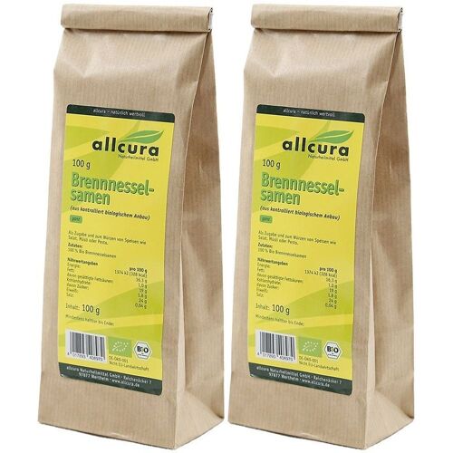 allcura Brennnesselsamen Bio Beutel 2x 2x100 g