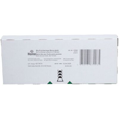 Holle Früchte Riegel Apfel Birne Bio 20 x 25 g 20x25 Holle Früchte Riegel Apfel Birne Bio 20 x 25 g 20x25