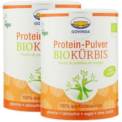 Govinda Bio Proteinpulver Biokürbis 2x400 g Pulver Govinda Bio Proteinpulver Biokürbis 2x400 g Pulver