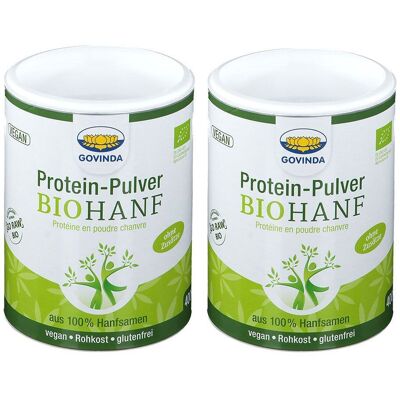 Govinda Bio Hanfprotein-Pulver 2x400 g Pulver Govinda Bio Hanfprotein-Pulver 2x400 g Pulver