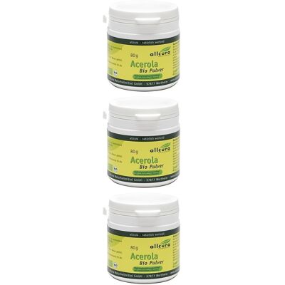 allcura Bio Acerola, Pulver 3x80 g allcura Bio Acerola, Pulver 3x80 g