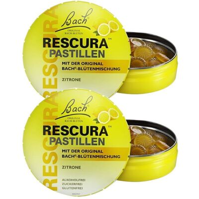 Bach Original RESCURA Bachblüten Original Rescura Pastillen Zitrone Doppelpack 2x50 g Bach Original RESCURA Bachblüten Original Rescura Pastillen Zitrone Doppelpack 2x50 g