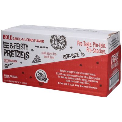 Lenny & Larry's Lenny & Larrys Fitzels Protein Pretzels Pizza Palooza 8x85 g Beutel Lenny & Larry's Lenny & Larrys Fitzels Protein Pretzels Pizza Palooza 8x85 g Beutel