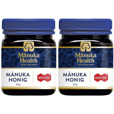 Manuka Health MGO 550+ Honig x2 2x250 g Creme Manuka Health MGO 550+ Honig x2 2x250 g Creme