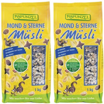 Rapunzel Bio Mond & Sterne Müsli x2 2x1000 g Rapunzel Bio Mond & Sterne Müsli x2 2x1000 g