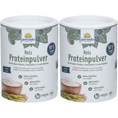 Govinda Reis-Proteinpulver x2 2x400 g Pulver Govinda Reis-Proteinpulver x2 2x400 g Pulver
