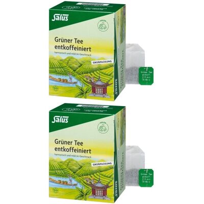 Gruener TEE Entkoffe Salus Bio 2x 2x40 St Filterbeutel Gruener TEE Entkoffe Salus Bio 2x 2x40 St Filterbeutel