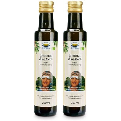 Govinda Bio Arganöl nativ 2x 2x250 ml Öl Govinda Bio Arganöl nativ 2x 2x250 ml Öl