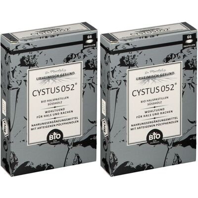 Dr. Pandalis Cystus 052 Bio Halspastillen Süßholz 2x 2x32 g Pastillen Dr. Pandalis Cystus 052 Bio Halspastillen Süßholz 2x 2x32 g Pastillen