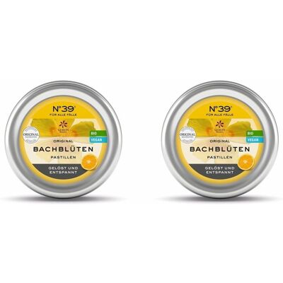 Original Bachblüten Bachblueten Notfall No39 Bio x2 2x45 g Pastillen Original Bachblüten Bachblueten Notfall No39 Bio x2 2x45 g Pastillen