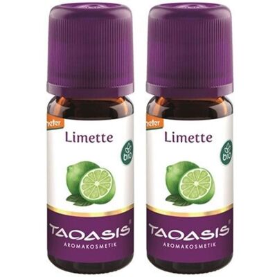 TAOASIS Limette Öl Bio/demeter 2x 2x10 ml Ätherisches TAOASIS Limette Öl Bio/demeter 2x 2x10 ml Ätherisches