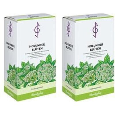 Bombastus Holunderblüten Tee 2x 2x100 g Bombastus Holunderblüten Tee 2x 2x100 g