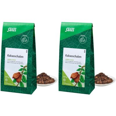 Kakaoschalen Tee Bio Cortex cacao Salus 2x 2x200 g Kakaoschalen Tee Bio Cortex cacao Salus 2x 2x200 g