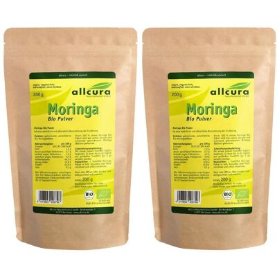allcura Moringa BIO Pulver 2x 2x200 g allcura Moringa BIO Pulver 2x 2x200 g