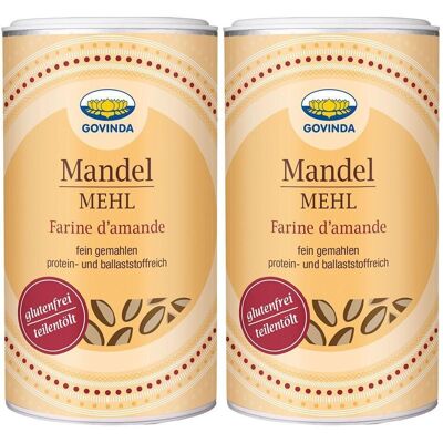 Govinda Bio Mandelmehl 2x 2x200 g Pulver Govinda Bio Mandelmehl 2x 2x200 g Pulver