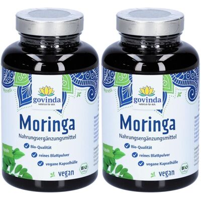 Govinda Moringa Kapseln Bio 100 g PET 2x 2x100 Govinda Moringa Kapseln Bio 100 g PET 2x 2x100