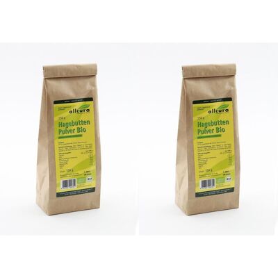 allcura Hagebutten Pulver Bio 2x 2x150 g allcura Hagebutten Pulver Bio 2x 2x150 g