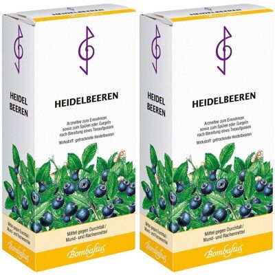 Bombastus Heidelbeeren TEE 2x 2x175 g Tee Bombastus Heidelbeeren TEE 2x 2x175 g Tee