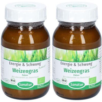Sanatur Weizengras BIO Pulver 2x 2x90 g Sanatur Weizengras BIO Pulver 2x 2x90 g