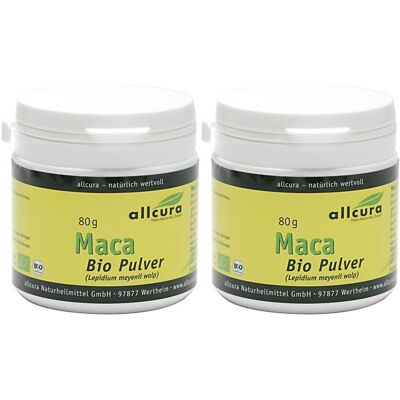 allcura Maca BIO Pulver 2x 2x80 g allcura Maca BIO Pulver 2x 2x80 g