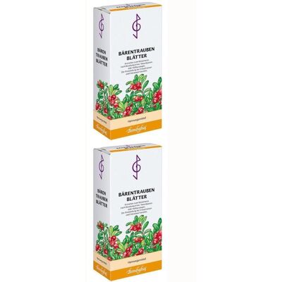 Bombastus Bärentraubenblätter Tee 2x 2x100 g Bombastus Bärentraubenblätter Tee 2x 2x100 g