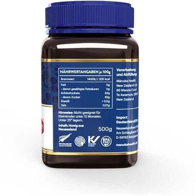 Manuka Health MGO 550+ Honig x3 3x500 g Creme Manuka Health MGO 550+ Honig x3 3x500 g Creme