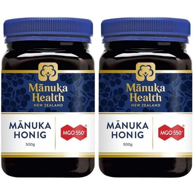 Manuka Health MGO 550+ Honig x2 2x500 g Creme Manuka Health MGO 550+ Honig x2 2x500 g Creme
